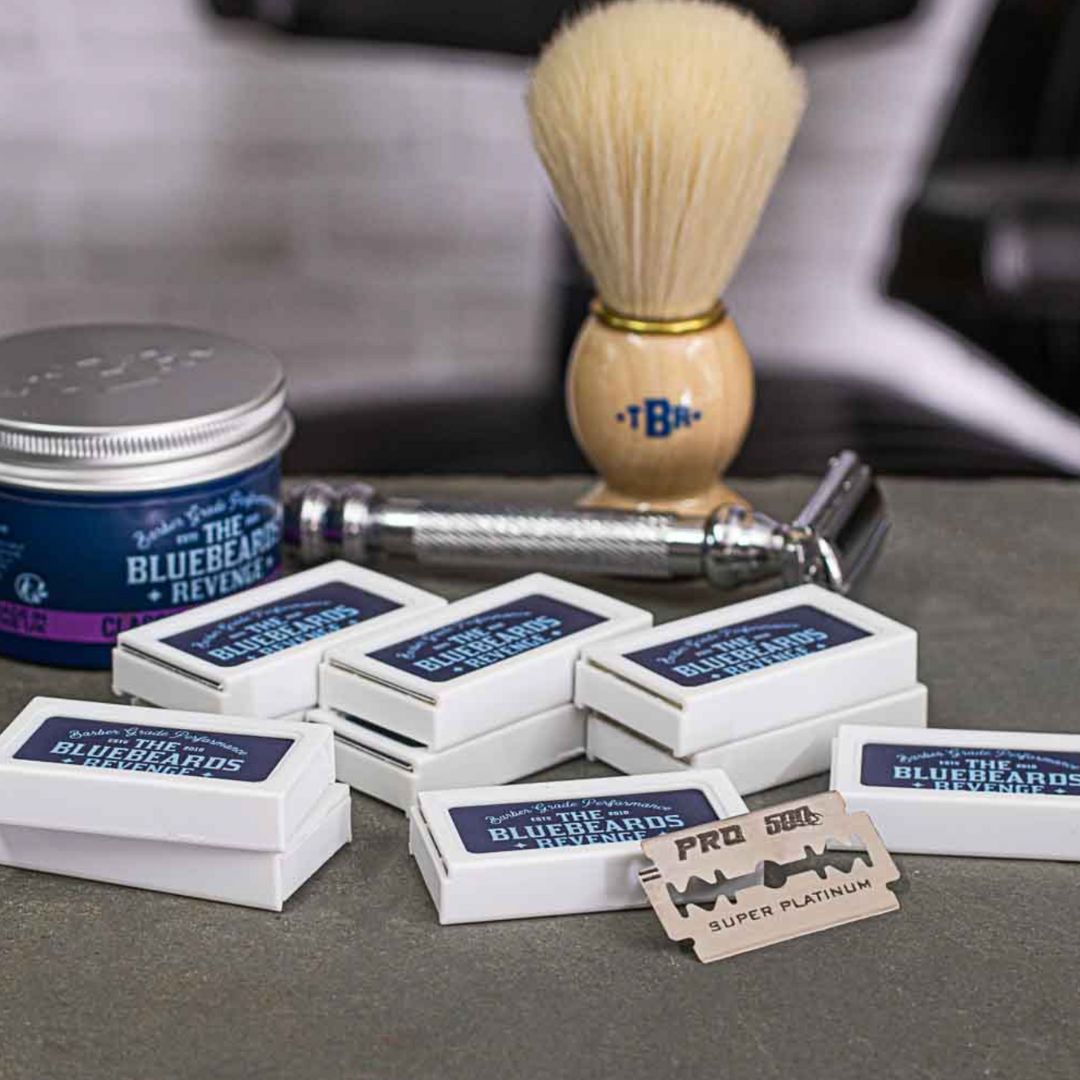 100 x The Bluebeards Revenge Double Edged Razor Blades