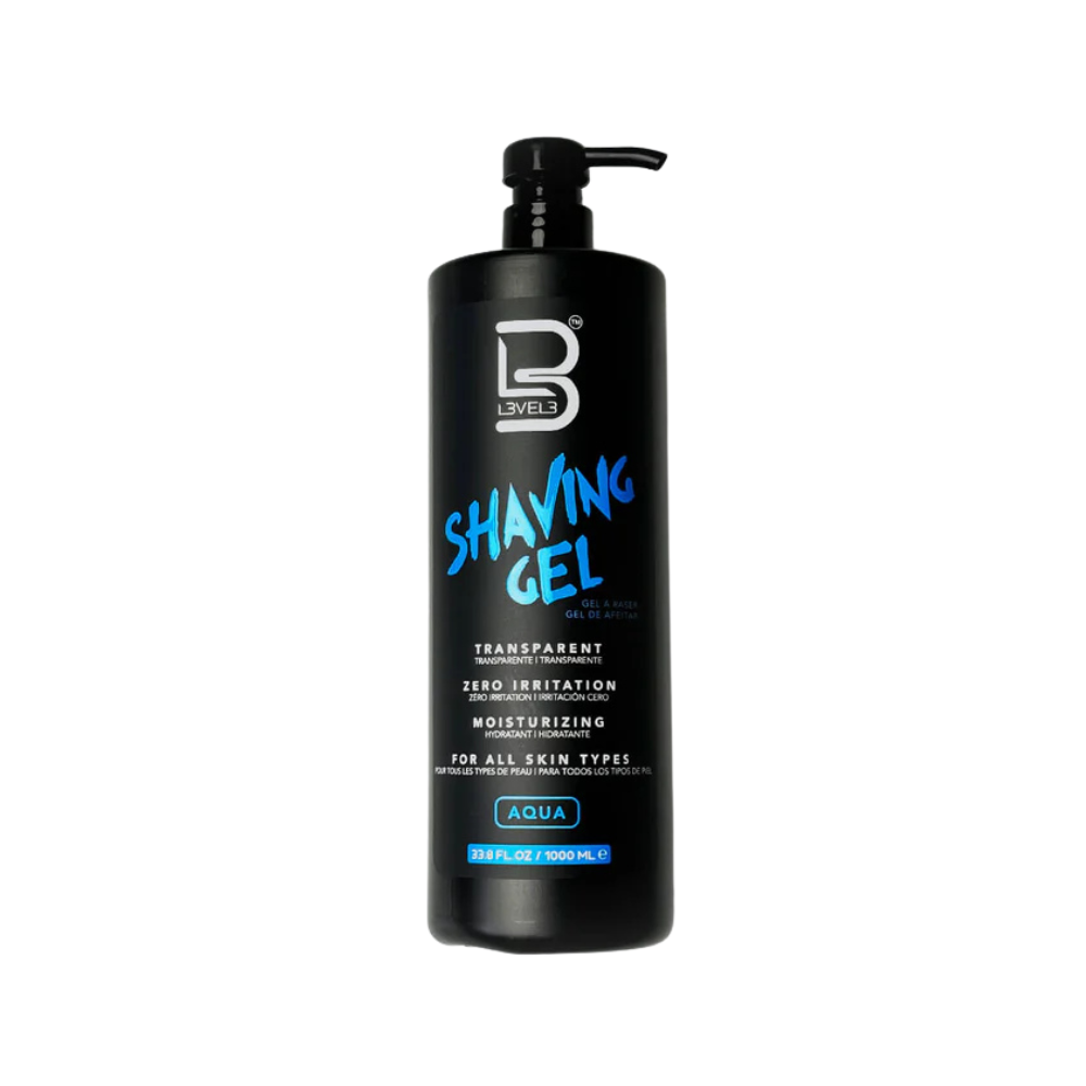 Level 3 Transparent Shaving Gel - Aqua