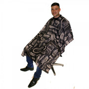 Hair Tools Vintage Barber Gown in Charcoal