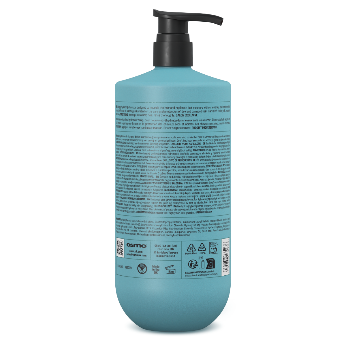 Osmo Deep Moisturising Shampoo 1 Litre