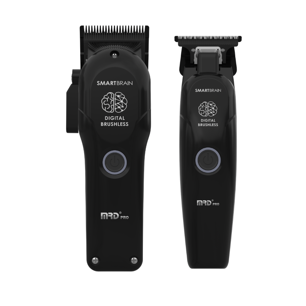 MRD Pro Precision Smart Brain Digital Brushless Clipper and Trimmer - Black