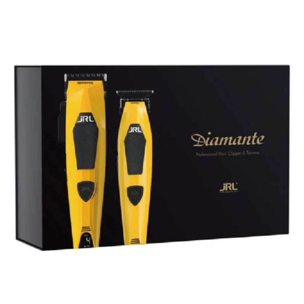 JRL Diamante Clipper and Trimmer Kit Yellow