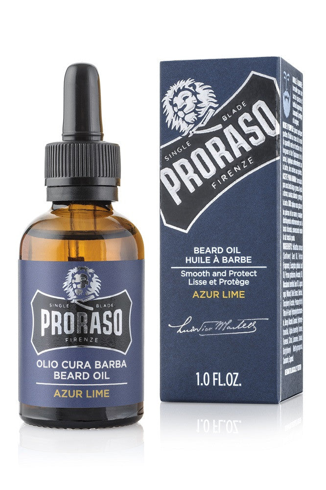 Proraso Azur Lime Beard Oil - 30ml