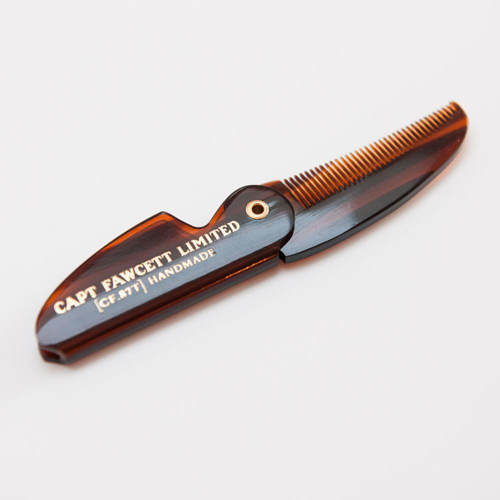 Captain Fawcett Mo Wax & Moustache Comb Sandalwood (6672)