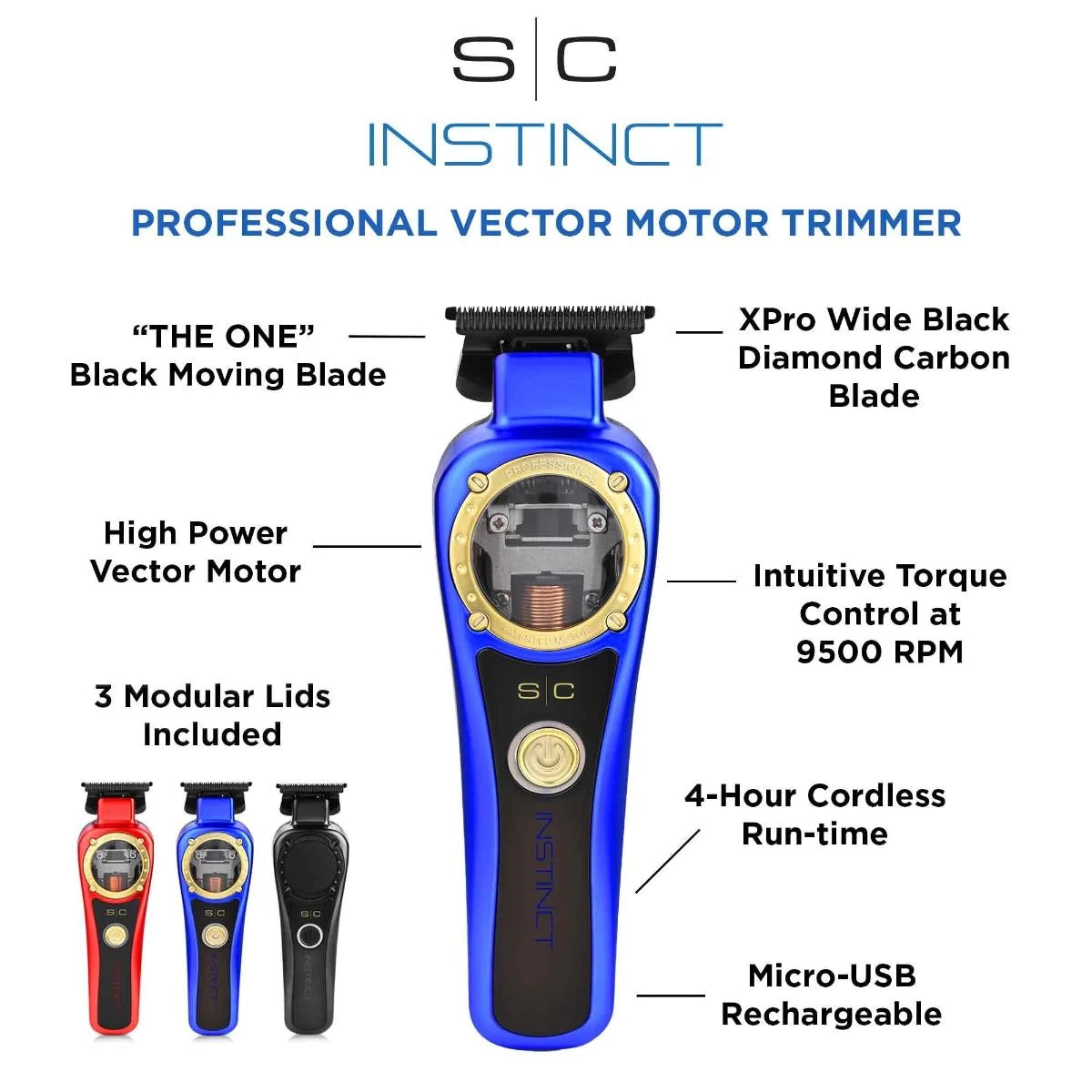 Stylecraft Instinct Vector Motor Trimmer with Intuitive Torque Control