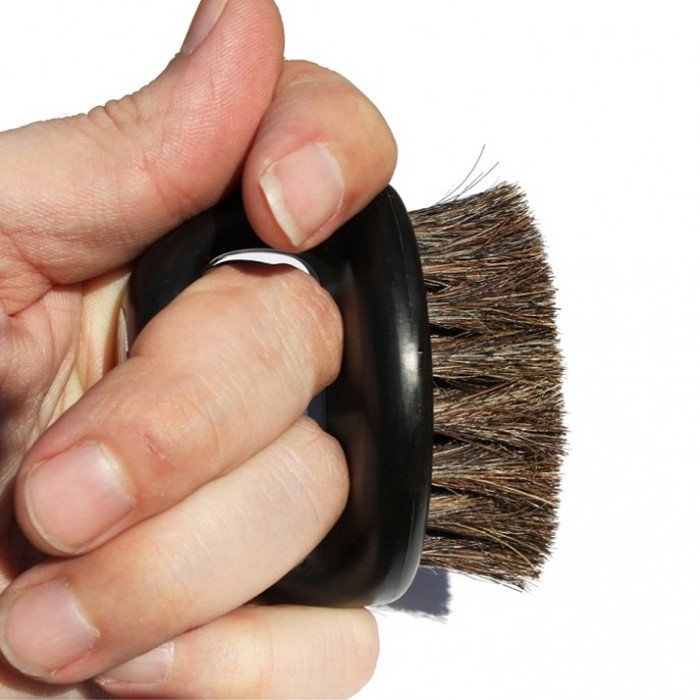 Irving Barber Co. Knuckle Fade Brush - Firm Bristle