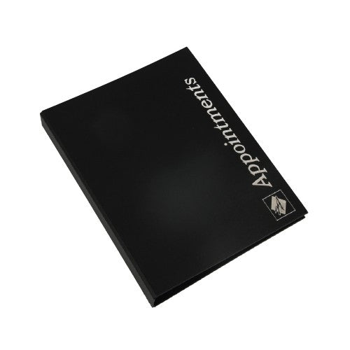 Agenda Barbers Appointment Book - Black