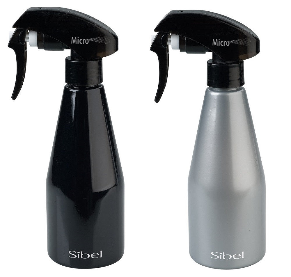 Sibel Micro Diffusion Atomiser Water Spray Bottle - 250ml : Black