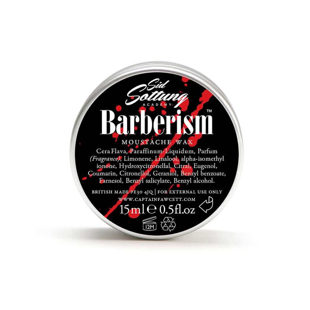 Captain Fawcett Barberism Moustache Wax