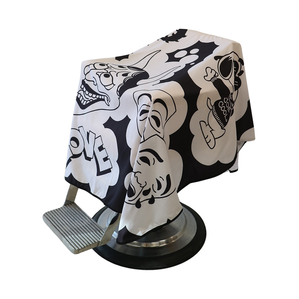 High Top Capes Cape - Love Hate Cape - Black