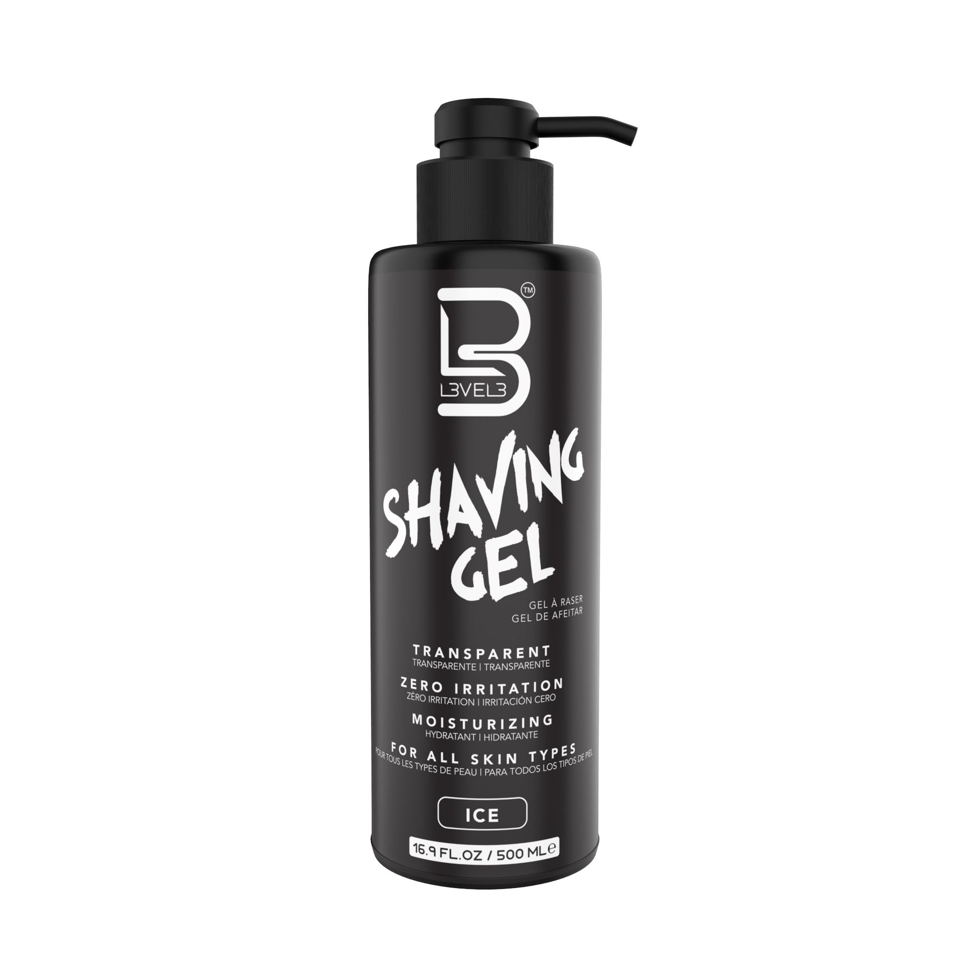 Level 3 Transparent Shaving Gel - Ice