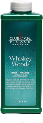 Clubman Pinaud Reserve Whiskey Woods Finest Talc Powder