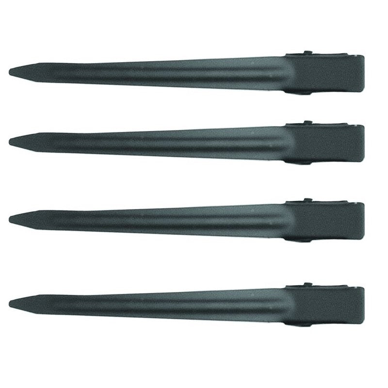 Denman Duck Bill Sectioning Clips - Pack of 4 (Black)