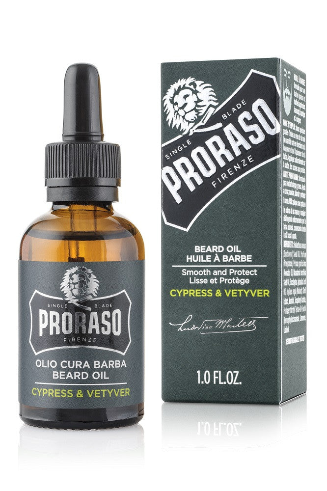 Proraso Cypress & Vetyver Beard Oil - 30ml