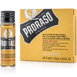 Proraso Hot Oil Beard Treatment 4 x 17ml