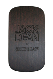 Jack Dean Gents Military Brush - Dark Wood