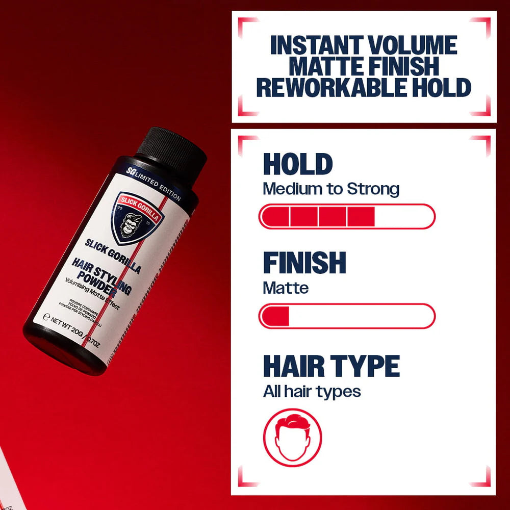 Slick Gorilla Hair Styling Powder - Football Edition