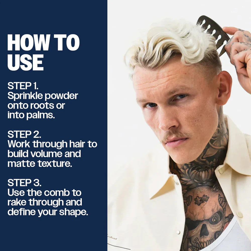 Slick Gorilla Styling Powder Comb Football Set