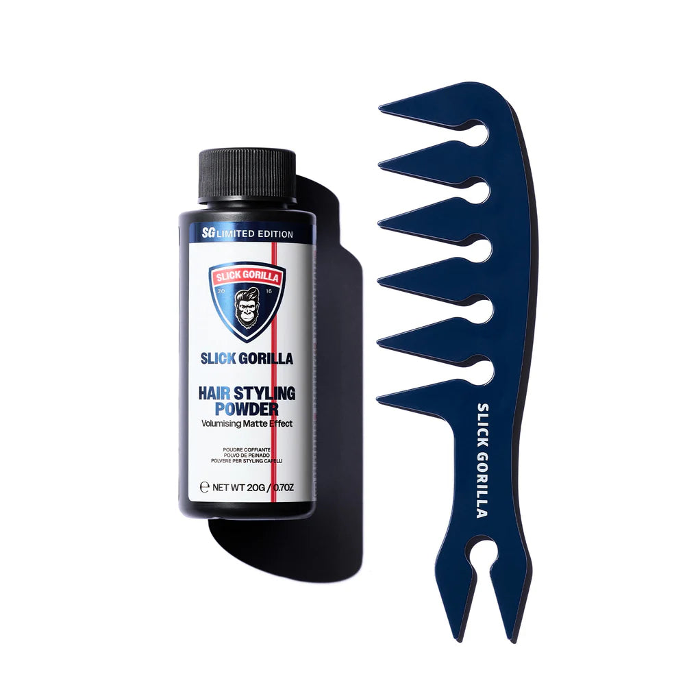 Slick Gorilla Styling Powder Comb Football Set