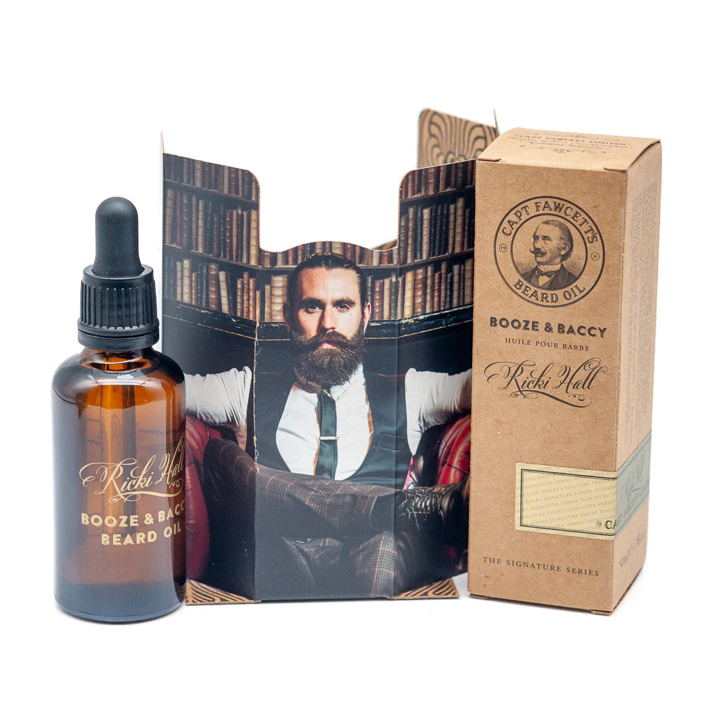 Captain Fawcett Booze & Baccy Beard Oil