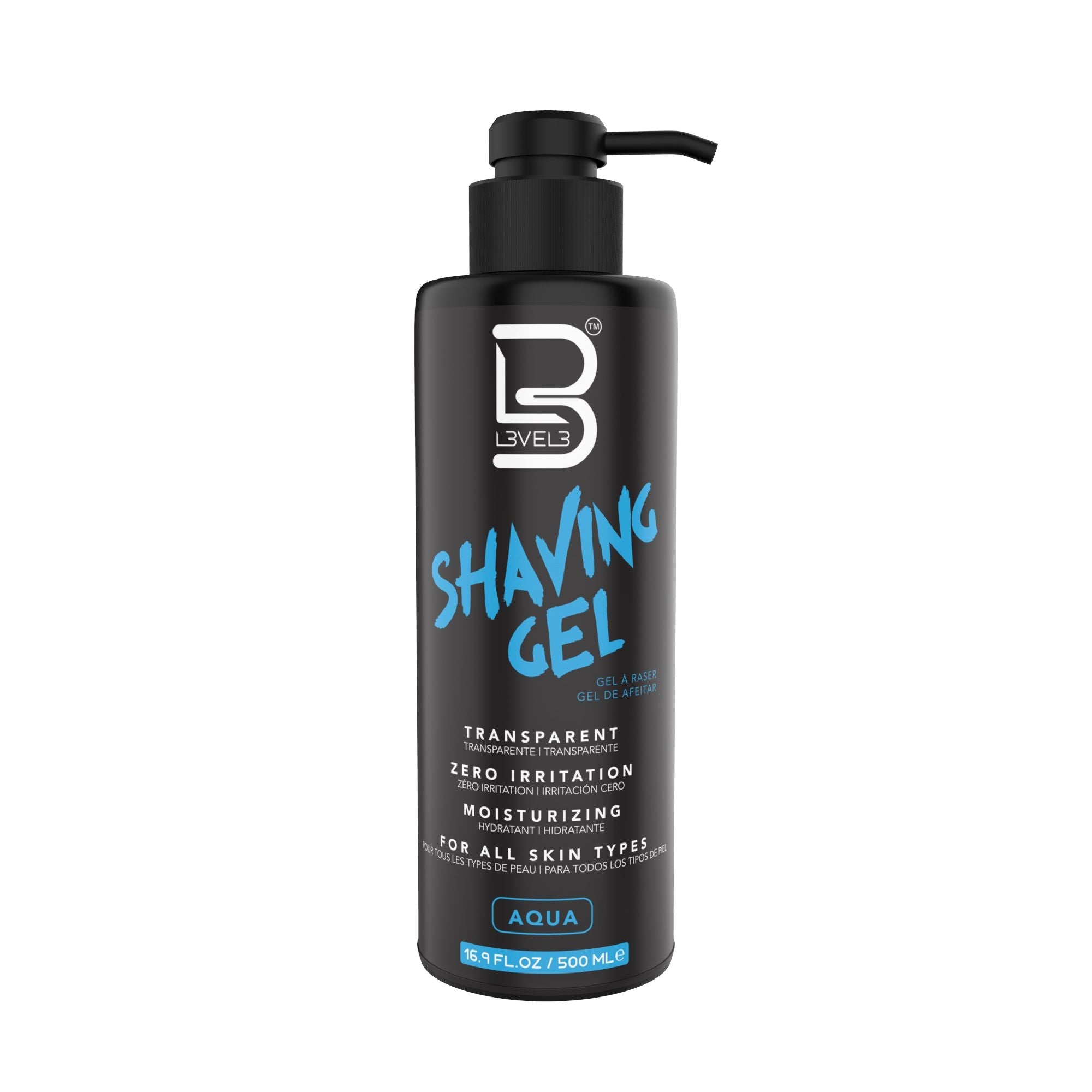 Level 3 Transparent Shaving Gel - Aqua